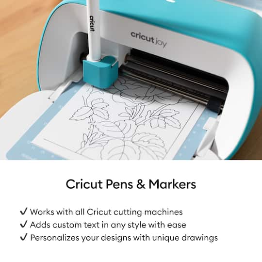 Cricut® 0.3mm Black Extra Fine Point Pens, 3ct. + Adapter